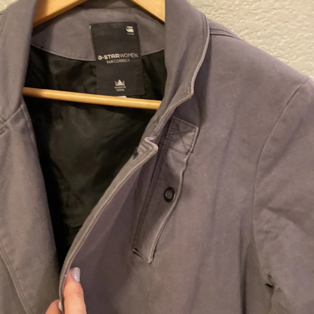 G•STAR WOMEN Raw correct , gray jacket , size 38 - Picture 3 of 6